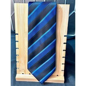 Hugo Boss 100% silk blue tie